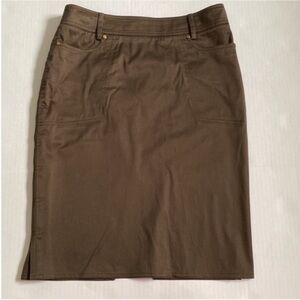 GUCCI Skirt Khaki Pencil Skirt size 4